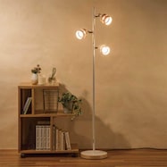 フロアランプ ウッドリング2(NA/WH)