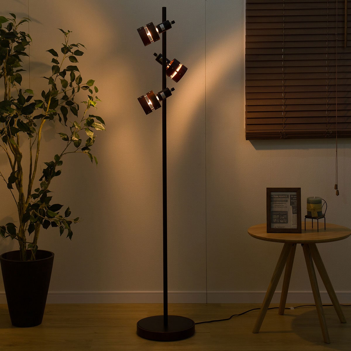 フロアランプ ウッドリング2 Dbr Bk 通販 ニトリネット 公式 家具 インテリア通販 フロアランプ ウッドリング2 Dbr Bk 通販 ニトリネット 公式 家具 インテリア通販