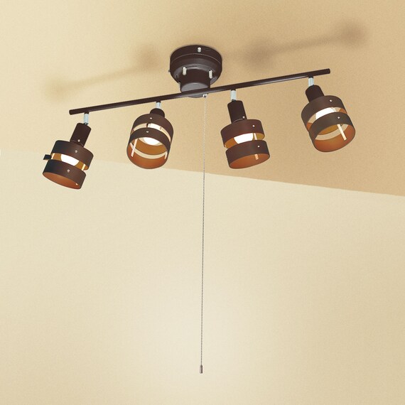 シーリングライト Nウッドリング(P-4DBR) 1枚目画像