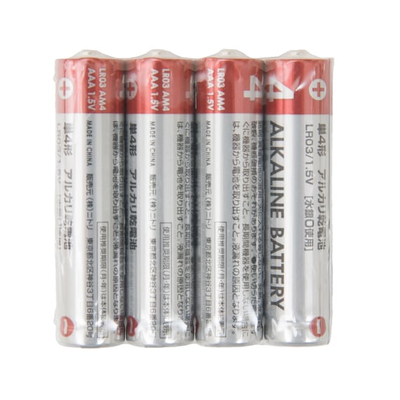 アルカリ乾電池単4形×4本セット(NP4) 3枚目画像