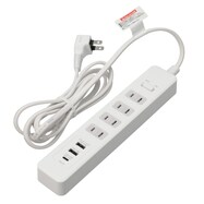 2USB＋1PD(Type-C)付き 電源タップ(4個口 PJE02)