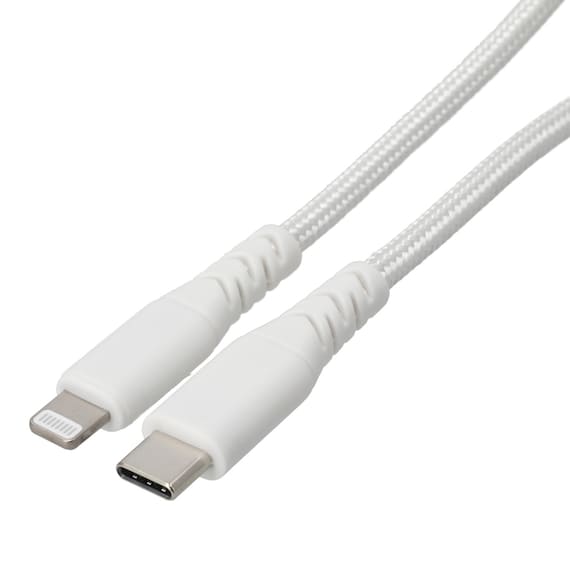 カールCtoライトニングケーブル(ホワイト C08L) 3枚目画像