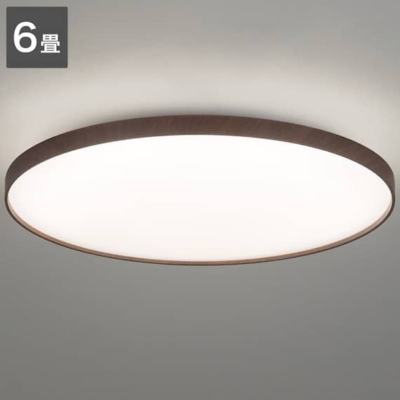 6畳用LEDシーリングライト(YP001 ダークブラウン) 1枚目画像