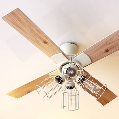 VINTAGE Collection シーリングファン(LED電球付き)【家電キャンペーン  