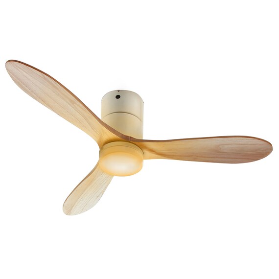 Modern Collection LED シーリングファン REAL wood blades(電球色 ホワイト) 11枚目画像