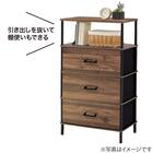 チェスト4段(CS2s ミドルブラウン) 3枚目画像