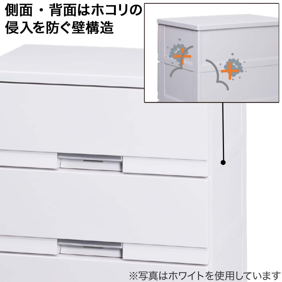 フィッツ プレミアム 幅65cm 4段 PBK(FP6504) | ニトリネット【公式