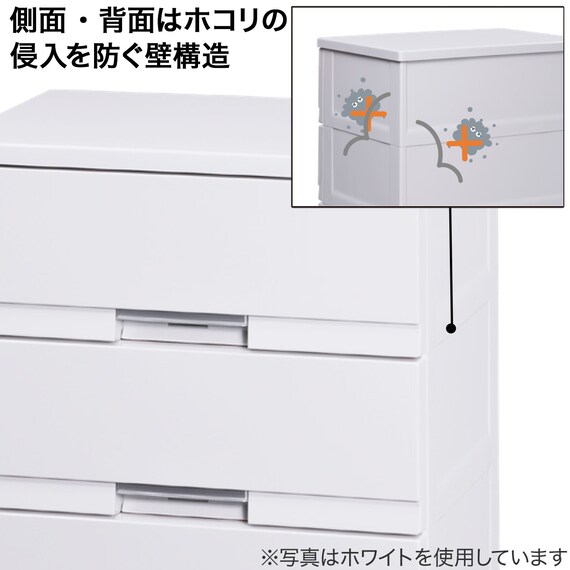 フィッツ プレミアム　幅55cm 3段　PBK(FP5503) 7枚目画像