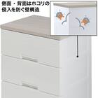 フィッツプラスNT2　幅55cm 5段 ホワイトウォッシュ(F5505) 7枚目画像