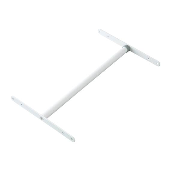 ハンガーポール付き キッズ収納 カラーボックスNカラボレギュラーサイズ　バスケット付き ホワイトウォッシュ 9枚目画像