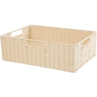 ハンガーポール付き キッズ収納 カラーボックスNカラボレギュラーサイズ バスケット付き ホワイトウォッシュ 10枚目画像