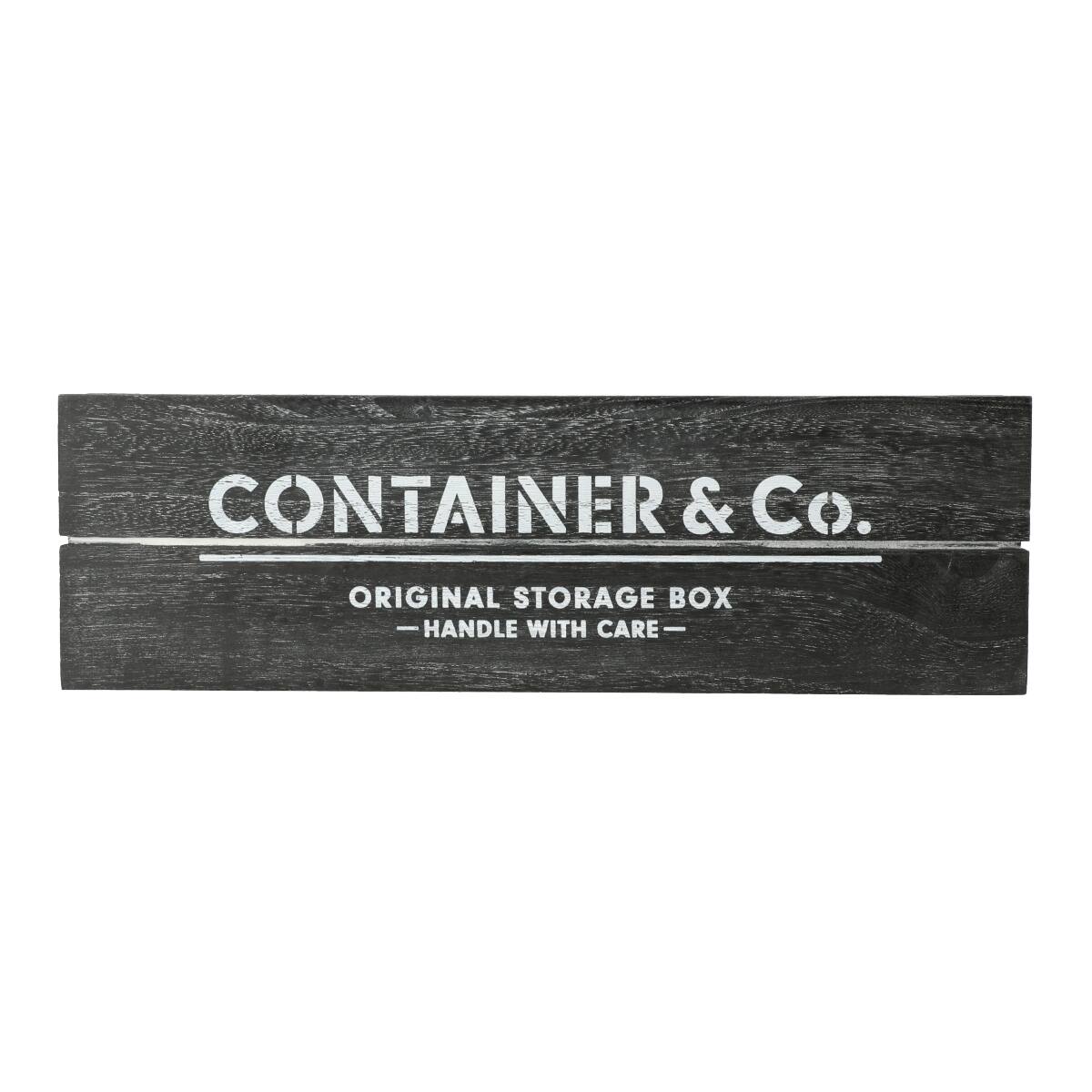 木製ボックス シャック2 よこ型ハーフ ブラック | ニトリネット【公式