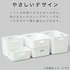 収納ケース ソフトNインボックス レギュラー ライトグレー 3枚目画像