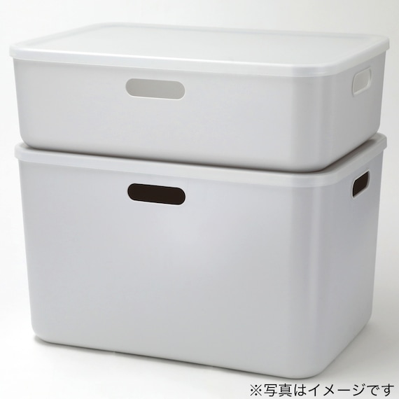 収納ケース ソフトNインボックス レギュラー ライトグレー 19枚目画像