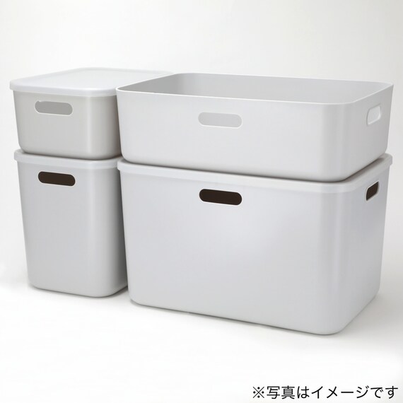収納ケース ソフトNインボックス レギュラー ライトグレー 20枚目画像
