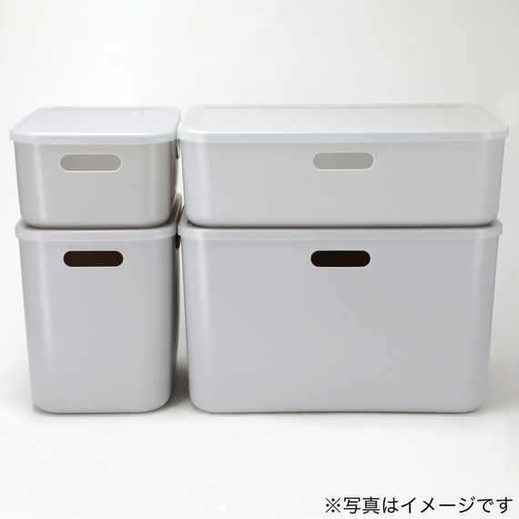 収納ケース ソフトNインボックス レギュラー ライトグレー 21枚目画像