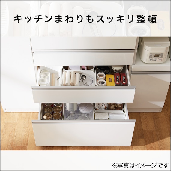 収納ケース ソフトNインボックス レギュラー ライトグレー 22枚目画像