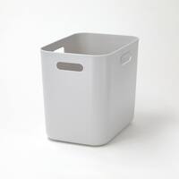 収納ケース ソフトNインボックス たて型ハーフ ライトグレー