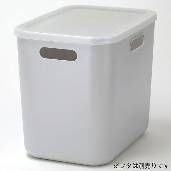 収納ケース ソフトNインボックス たて型ハーフ ライトグレー 17枚目画像