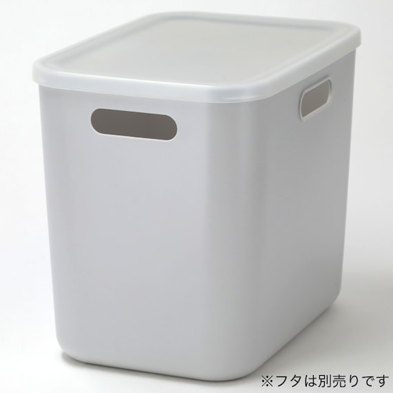 収納ケース ソフトNインボックス たて型ハーフ ライトグレー 17枚目画像