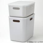 収納ケース ソフトNインボックス たて型ハーフ ライトグレー 18枚目画像