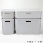 収納ケース ソフトNインボックス たて型ハーフ ライトグレー 20枚目画像