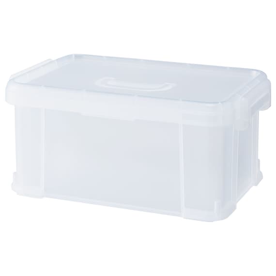 運べるコンテナボックス(ワイド Mサイズ クリア) 6枚目画像