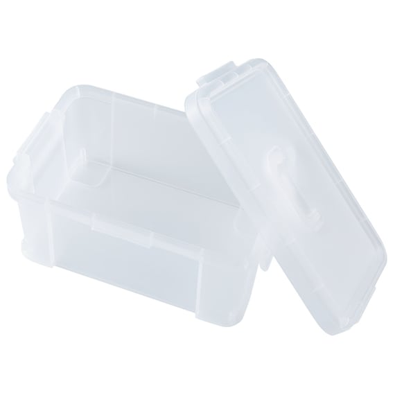 運べるコンテナボックス(ワイド Mサイズ クリア) 10枚目画像