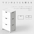 バスケット Nインボックス よこ型ハーフ ダークブラウン 7枚目画像
