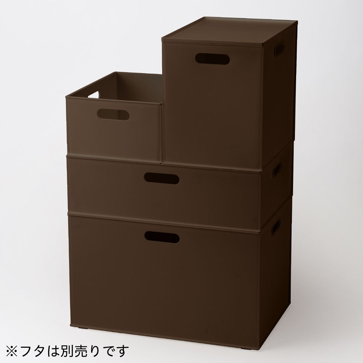 人気TOP 収納ケース Nインボックス W クォーター ダークブラウン ニトリ 玄関先迄納品 1年保証