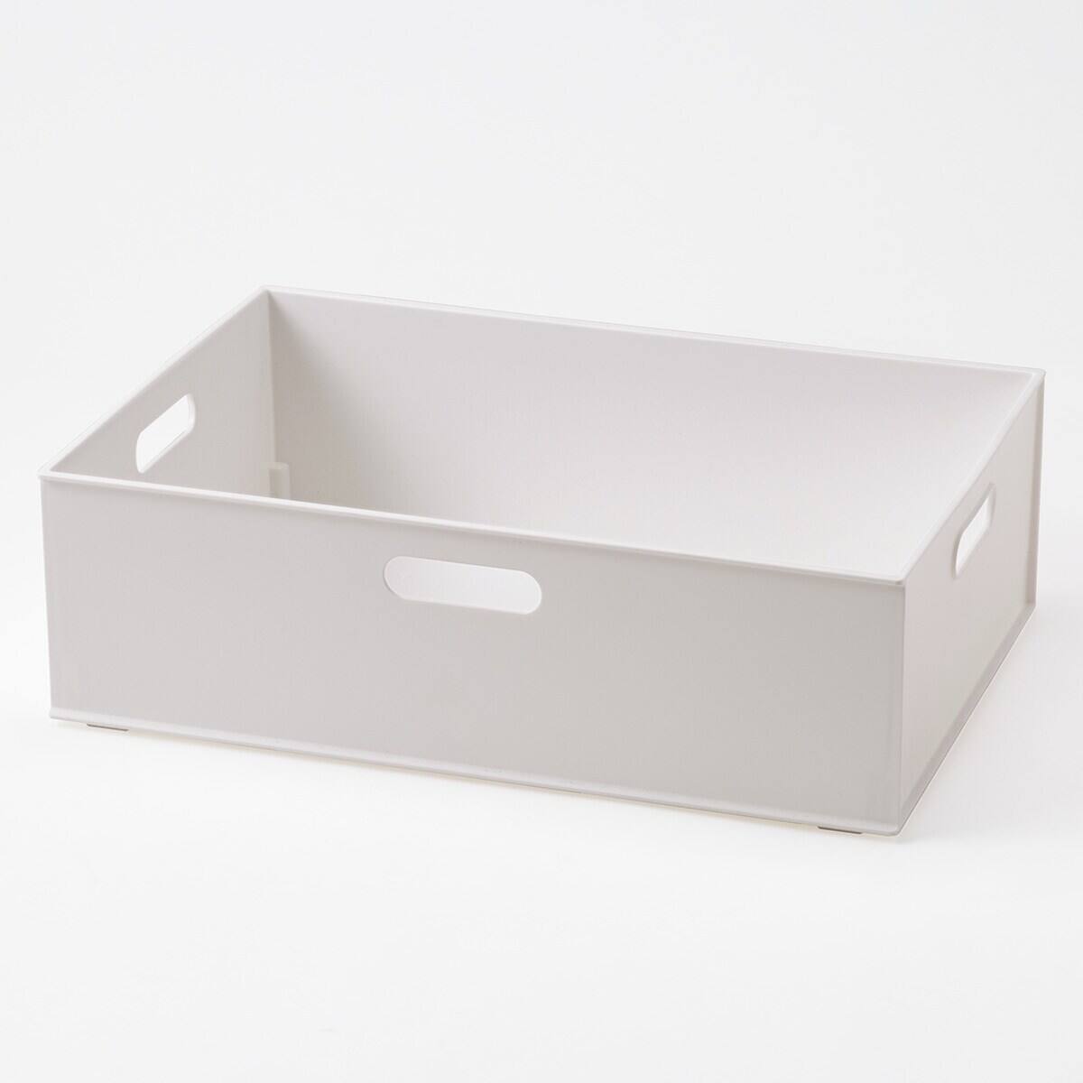 バスケット Nインボックス よこ型ハーフ グレー | ニトリネット【公式