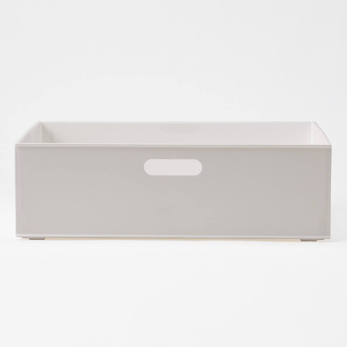 バスケット Nインボックス よこ型ハーフ グレー | ニトリネット【公式