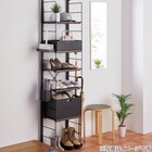 Nポルダ幅60cmにぴったり合うバスケットセット(インボックス ブラック) 13枚目画像