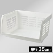 幅44.5×奥行35×高さ23.5cm積み重ねラック(NSD01-WH)