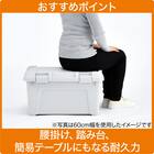 頑丈アクティブストッカー(幅80cm ライトグレー) 3枚目画像