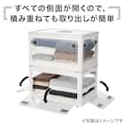 折りたたみ収納ボックス キャスター付き 4ドア収納ケース 4点(RY2s02) 7枚目画像