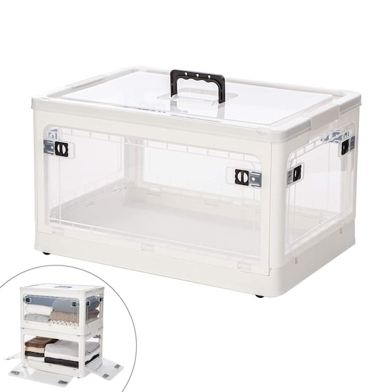 折りたたみ収納ボックス キャスター付き 4ドア収納ケース(RY2s02) 1枚目画像