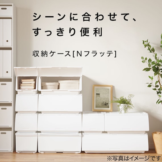 〔幅51〕収納ケース Nフラッテ(クリア) 7枚目画像