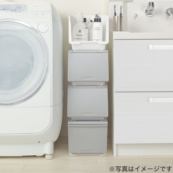 〔幅51〕収納ケース Nフラッテ(クリア) 10枚目画像