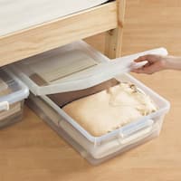 ベッド下収納ケース キャスター付き(M)