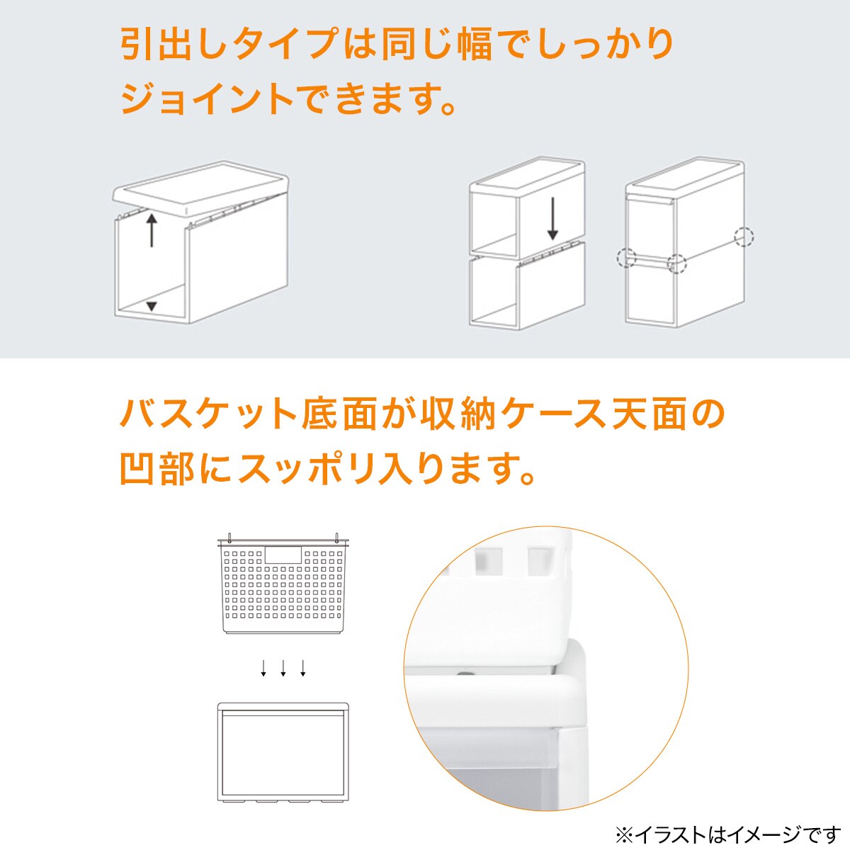 ニトリ Nitori 幅と高さを組み合わせて使える収納ケース 7点まとめ 幅と高さを組み合わせて使える収納ケース(スリム Lサイズ WH