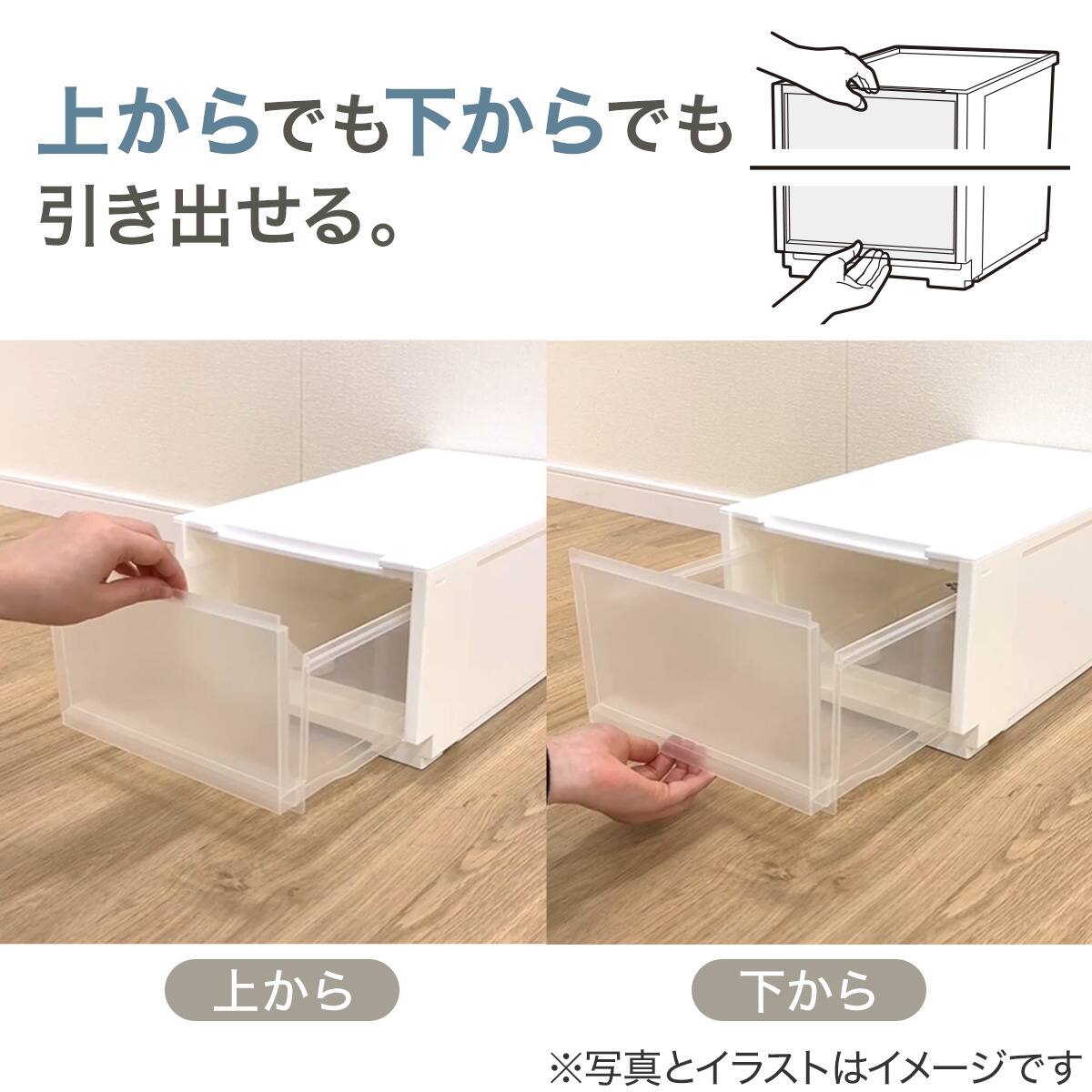 組合せ可能な収納ケース 衣類・隙間・リビング・子供用にマルチに活躍