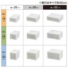 組合せ可能な収納ケース　衣類・隙間・リビング・子供用にマルチに活躍！(幅39cm×高さ18cm NS3918) 3個組 3枚目画像