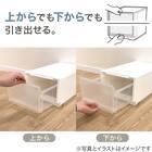 組合せ可能な収納ケース　衣類・隙間・リビング・子供用にマルチに活躍！(幅52cm×高さ24cm NS5224) 2個組 4枚目画像