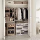 組合せ可能な収納ケース 衣類・隙間・リビング・子供用にマルチに活躍!(幅52cm×高さ24cm NS5224) 2個組 9枚目画像