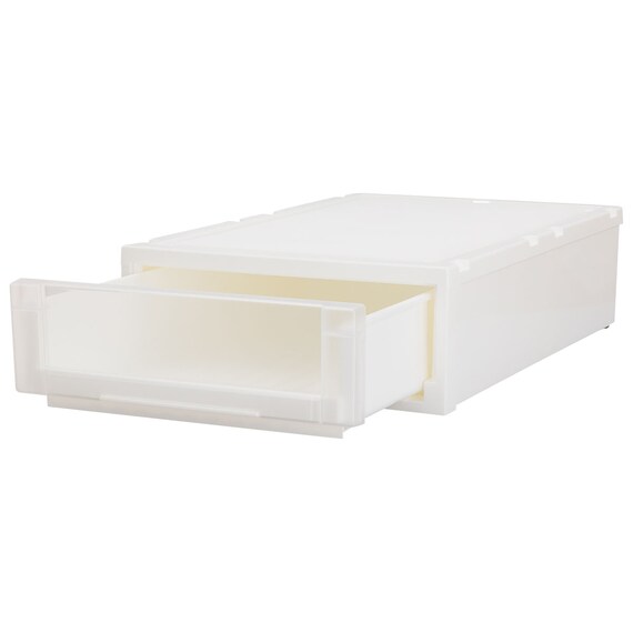 【奥行74cm】押入れ用フィッツユニットケース (幅44×高さ18cm ホワイト) 7枚目画像