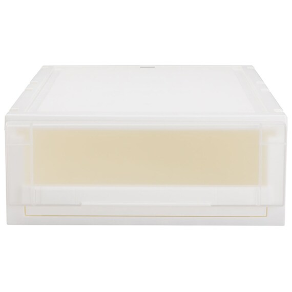 【奥行74cm】押入れ用フィッツユニットケース (幅44×高さ18cm ホワイト) 15枚目画像