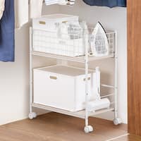 収納ラックキャスター付きワゴン マルチラック(リモブ2 奥行54cm)