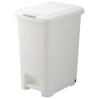 抗菌・消臭2WAYペダルペール(45L ホワイト)