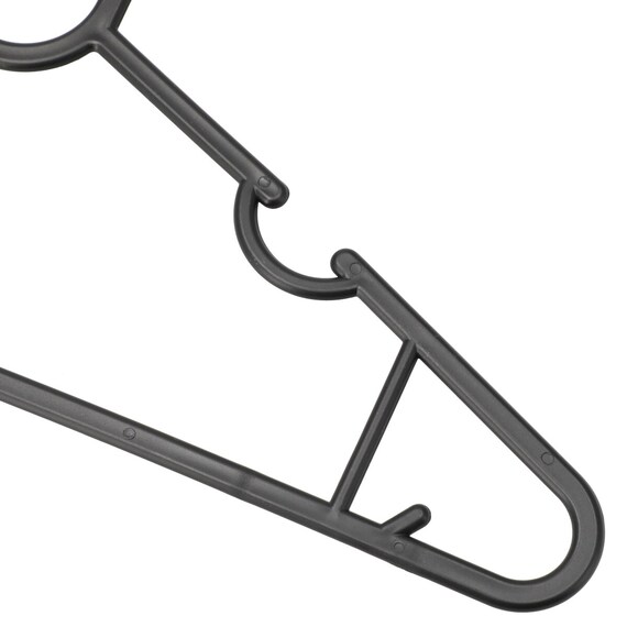 省スペースハンガー(NW-BK ブラック30本組) 5枚目画像